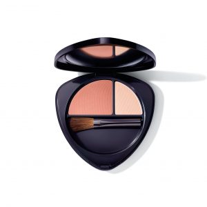Dr.Hauschka Blush Duo 01 soft apricot (losse steentjes zonder doosje) actie 50% korting (green choice)
