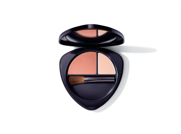 Dr.Hauschka Blush Duo 01 soft apricot (losse steentjes zonder doosje) actie 50% korting (green choice)
