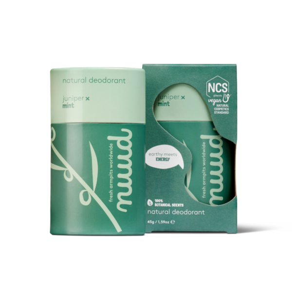 Nuud jeneverbes x munt deodorant stick van 45 g actie 10% korting