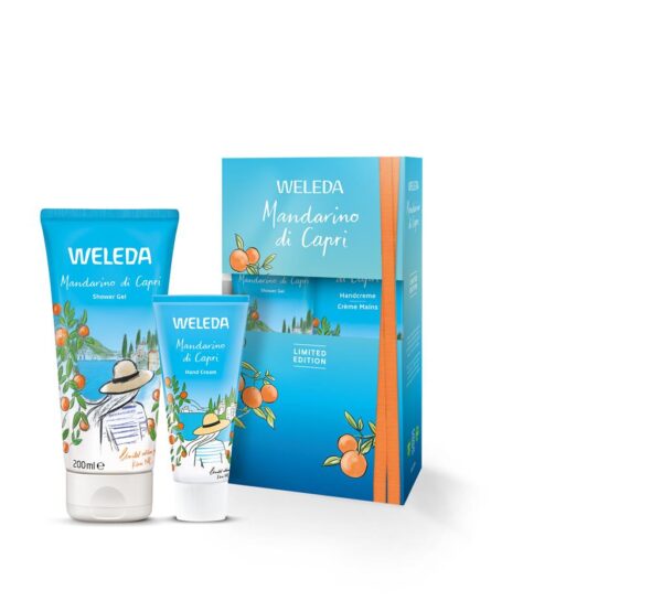 Weleda cadeauset Mandarino di Capri Shower Gel 200 ml + Handcreme 50 ml
