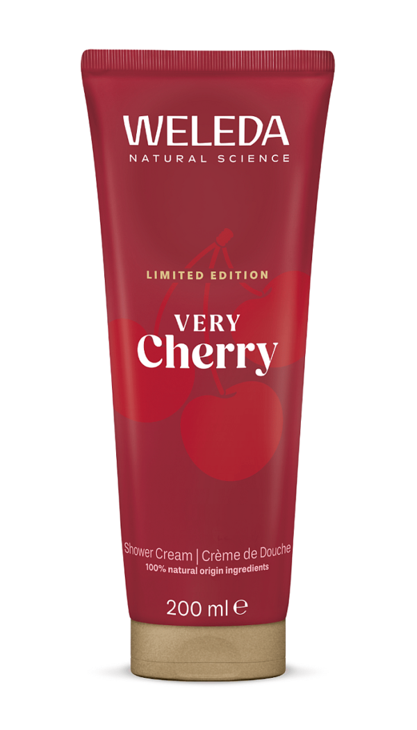 Weleda Very Cherry Douchecreme 200 ml tube limited edition