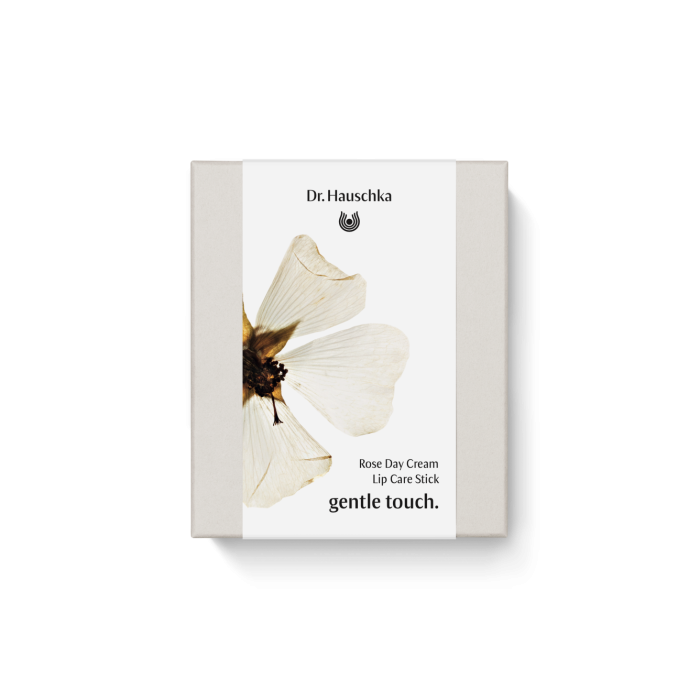 Dr.Hauschka Cadeauset Gentle Touch Rozencreme 30 ml + Lippenverzorgingsstift