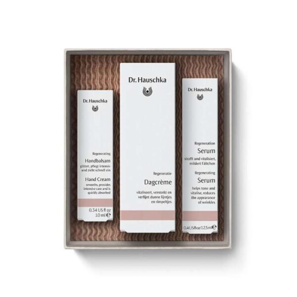 Dr.Hauschka Cadeauset Warm Glow Regeneratie Dagcreme 40 ml + Serum + Handcreme - Afbeelding 2