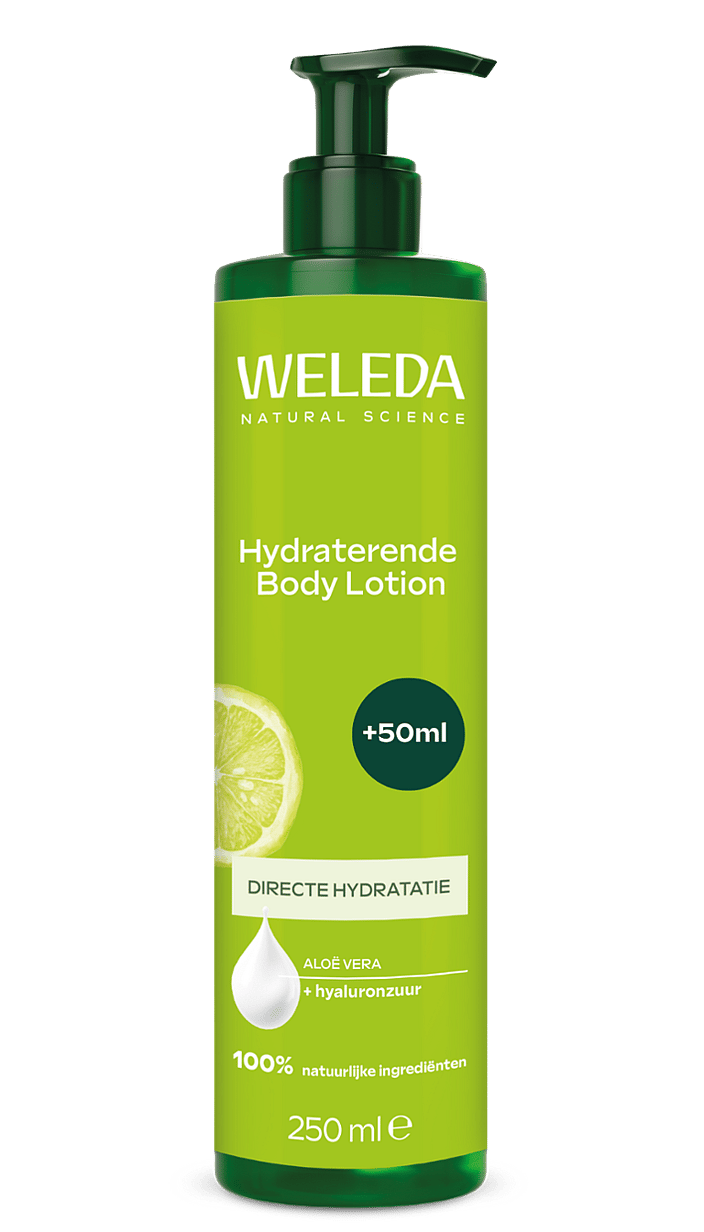 Weleda Hydraterende Body Lotion Aloe Vera 250 ml flacon met pompje