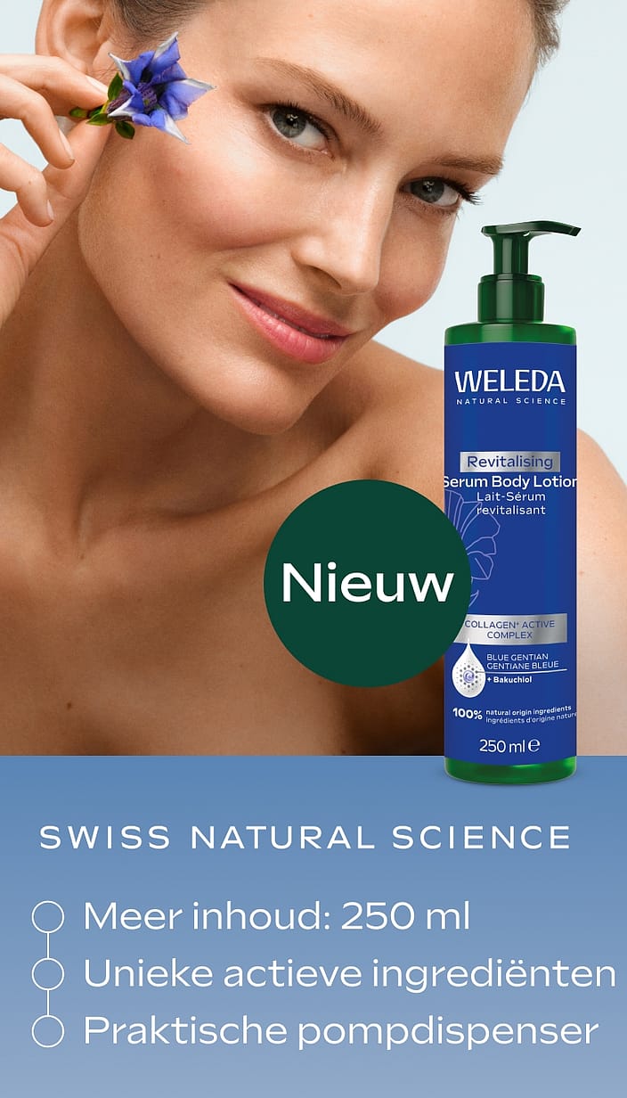 Weleda Revitaliserende Serum Body Lotion Blauwe Gentiaan 250 ml flacon met pompje actie 10% korting - Afbeelding 4