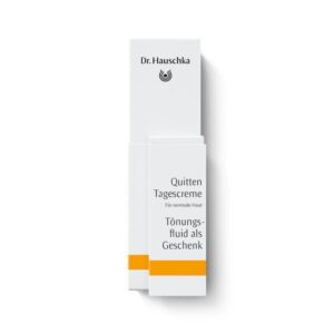 Dr.Hauschka Kweepeercreme 30 ml tube met gratis mini Bronzing Fluid tube 2,5 ml