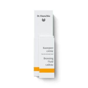 Dr.Hauschka Kweepeercreme 30 ml tube met gratis mini Bronzing Fluid tube 2,5 ml