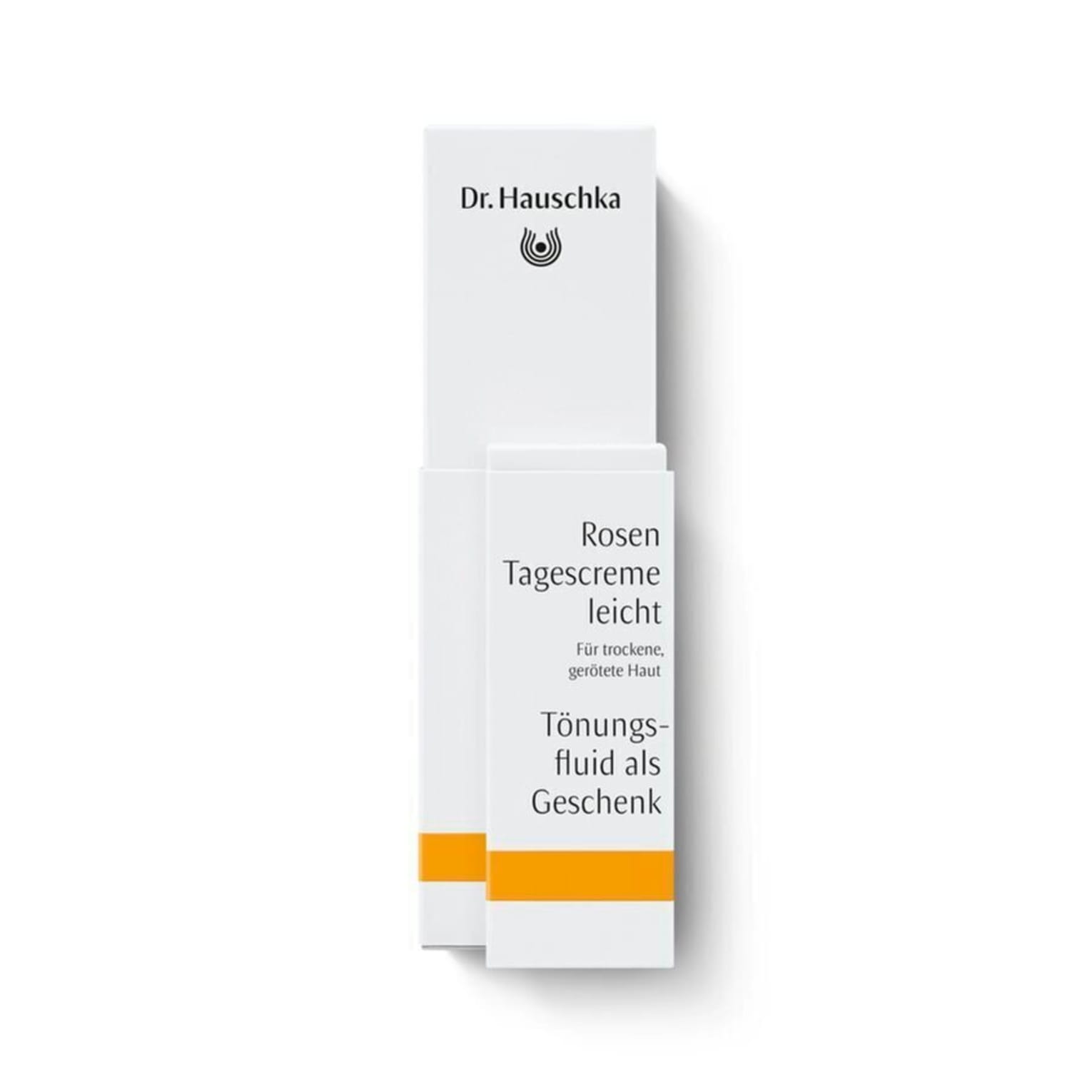 Dr.Hauschka Rozencreme Light 30 ml tube met gratis mini Bronzing Fluid tube 2,5 ml