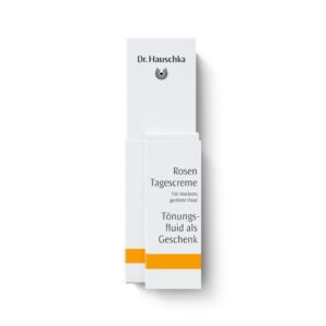 Dr.Hauschka Rozencreme 30 ml tube met gratis mini Bronzing Fluid tube 2,5 ml