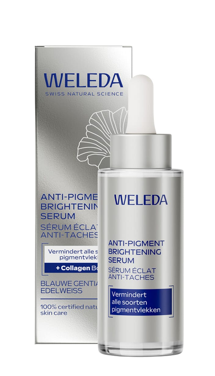 Weleda Anti-Pigment Brightening Serum met Blauwe Gentiaan 30 ml fles met pipet actie 10% korting - Afbeelding 3