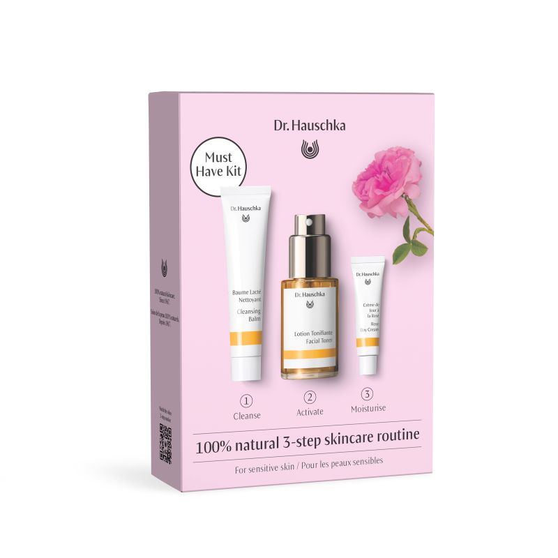 Dr.Hauschka Must Have Kit Rozencrème (starterkit) voor de droge, gevoelige huid (2026)