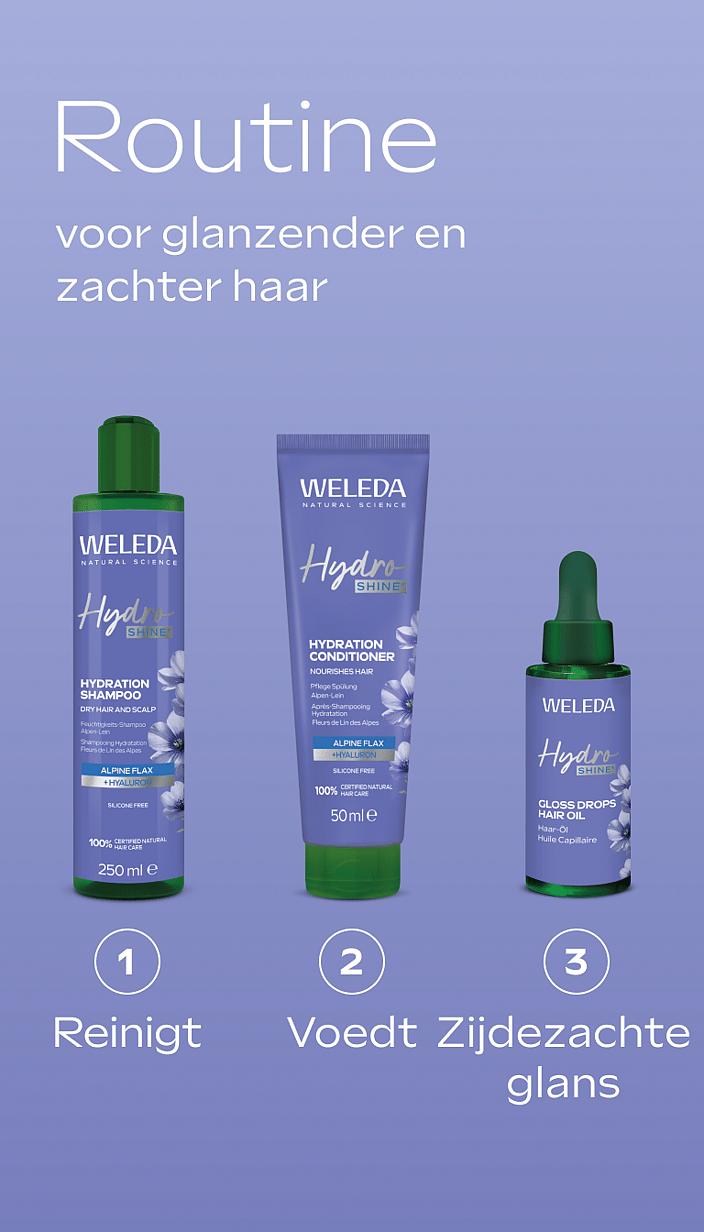 Weleda Hydro Shine Hydraterende Shampoo 250 ml fles - Afbeelding 6