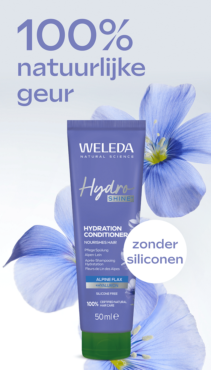 Weleda Hydro Shine Hydraterende Conditioner 150 ml tube actie 10% korting - Afbeelding 2