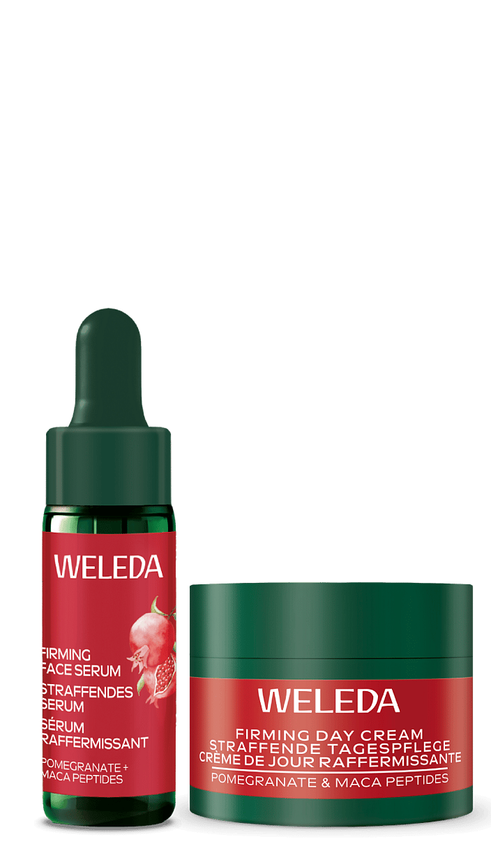 Weleda Granaatappel & Maca Verstevigende Dagcreme 10 ml potje travel size - Afbeelding 2